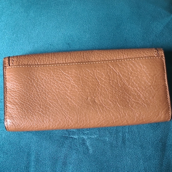 Coach Tan Leather Wallet Smooth Finish - Picture 2 of 9